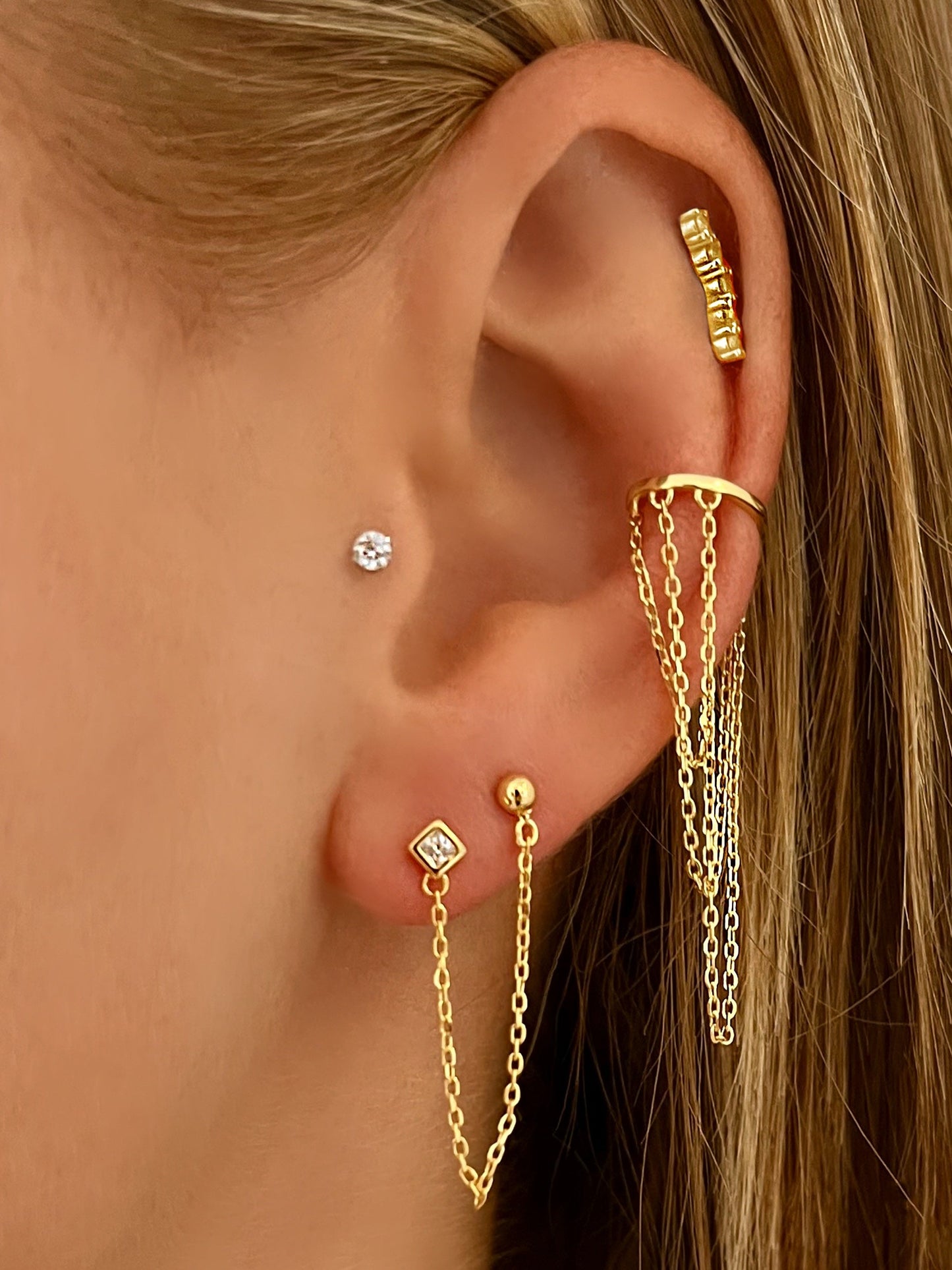 Boucle d'oreille individuelle Indiana